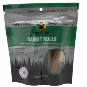 Shades of Gray Rabbit Rolls 5 Pack