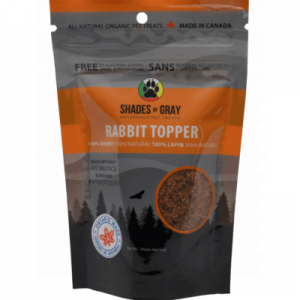 Shades of Gray Indigenous Rabbit Pet Food Topper