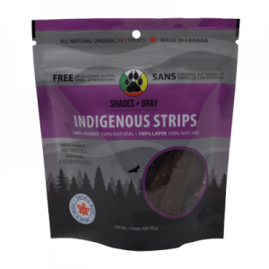 Shades of Gray Rabbit Indigenous Strips 70g Pouch