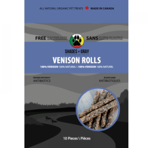 Shades of Gray Venison Rolls 10 Pack