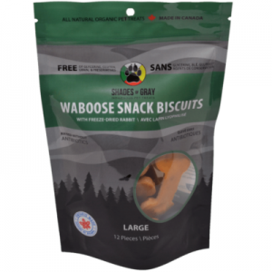 Shades of Gray Waboose Snack Biscuits with Freeze Dried Rabbit Large