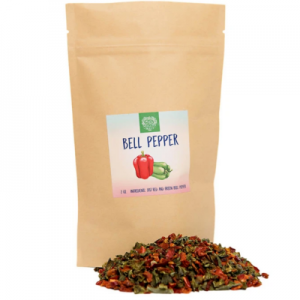 Small Pet Select Red and Green Dried Bell Pepper