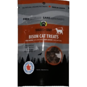 Shades of Gray Dehydrated Bison Cat Treats