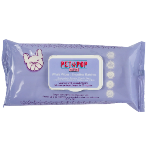 Pet Pop Goods Whale Wipes Biodegradable Dog Grooming Wipes
