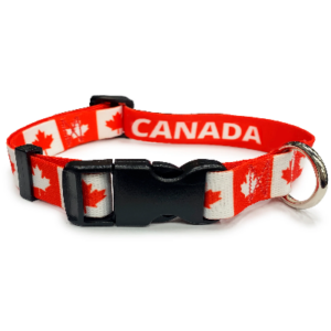 Perri's Oh Canada Dog Collar Large