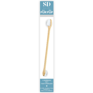 Spa Dent Naturals Pur Pup Bamboo Dog Toothbrush