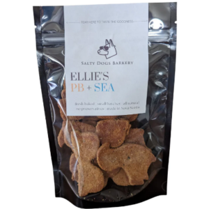 Salty Dogs Barkery Ellie's PB & Sea Vegan Dog Treats