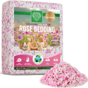 Small Pet Select Rose White Paper Bedding