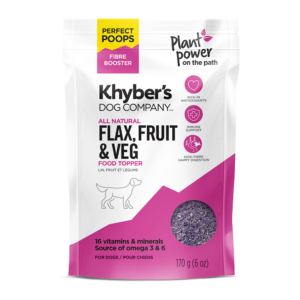 Khyber's Dog Company Flax, Fruit and Veg All Natural Dog Food Topper