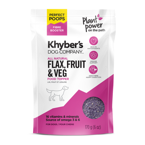 Khyber's Dog Company Flax, Fruit and Veg All Natural Dog Food Topper