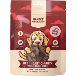 Hamel's Beef Heart Freeze Dried Dog Treats 100 g